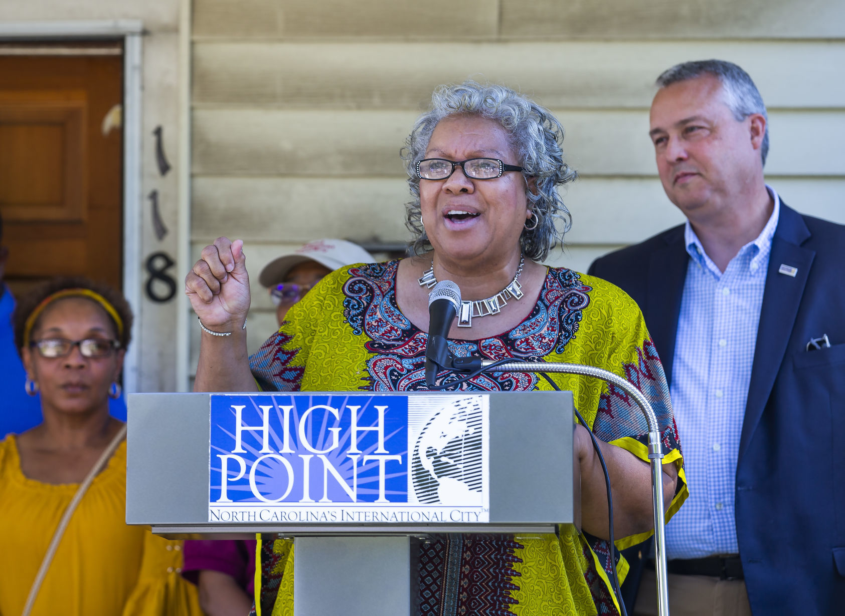John Coltrane marker dedication in High Point
